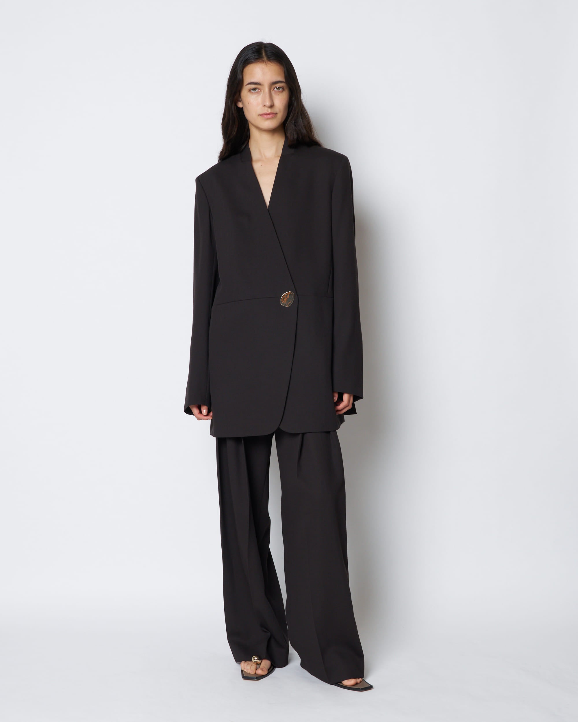 【PRE ORDER】ODETTE - SUMMER WOOL BELTED PANTS