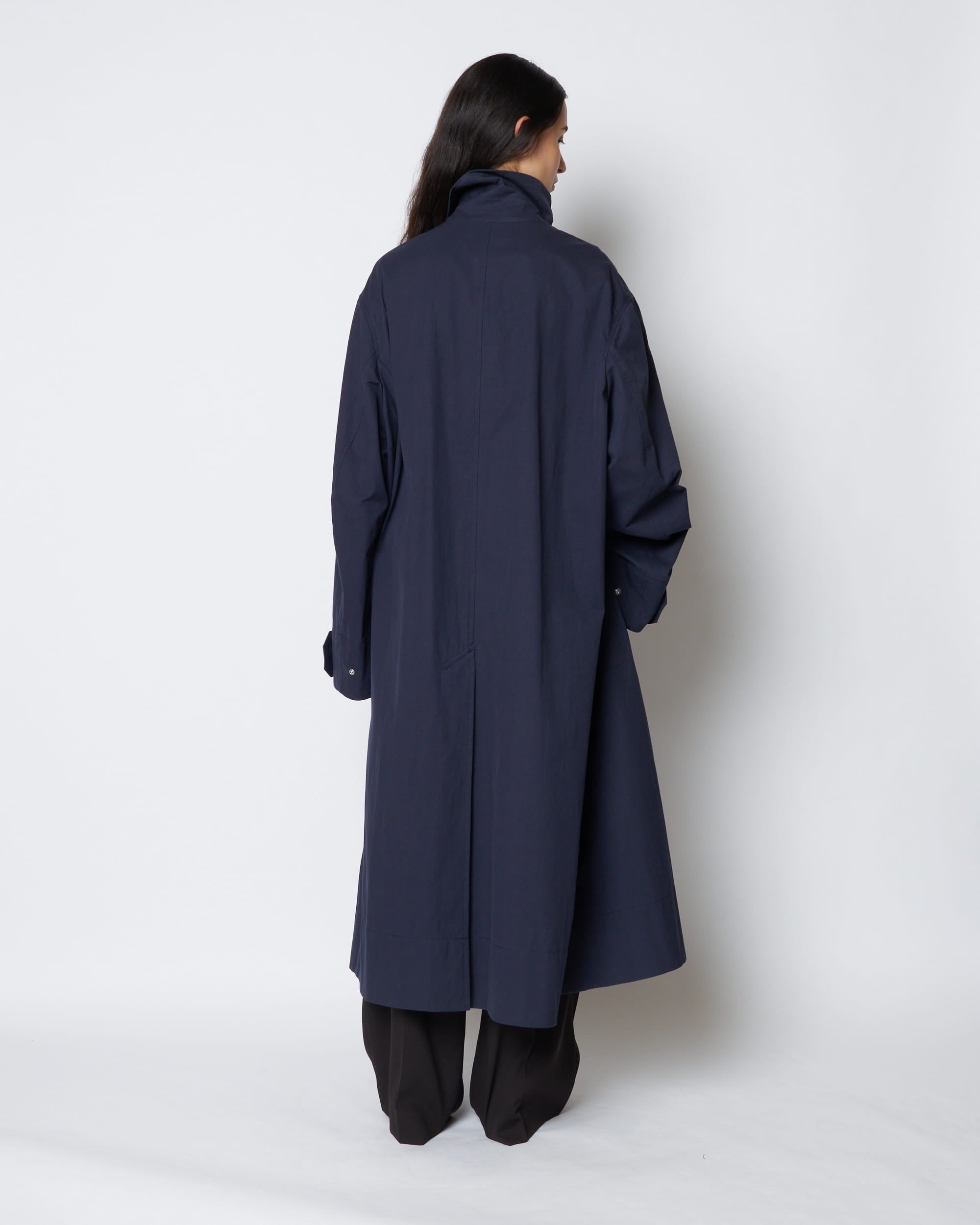 【PRE ORDER】PRIMAVERA - COTTON STAND COLLAR SPRING COAT