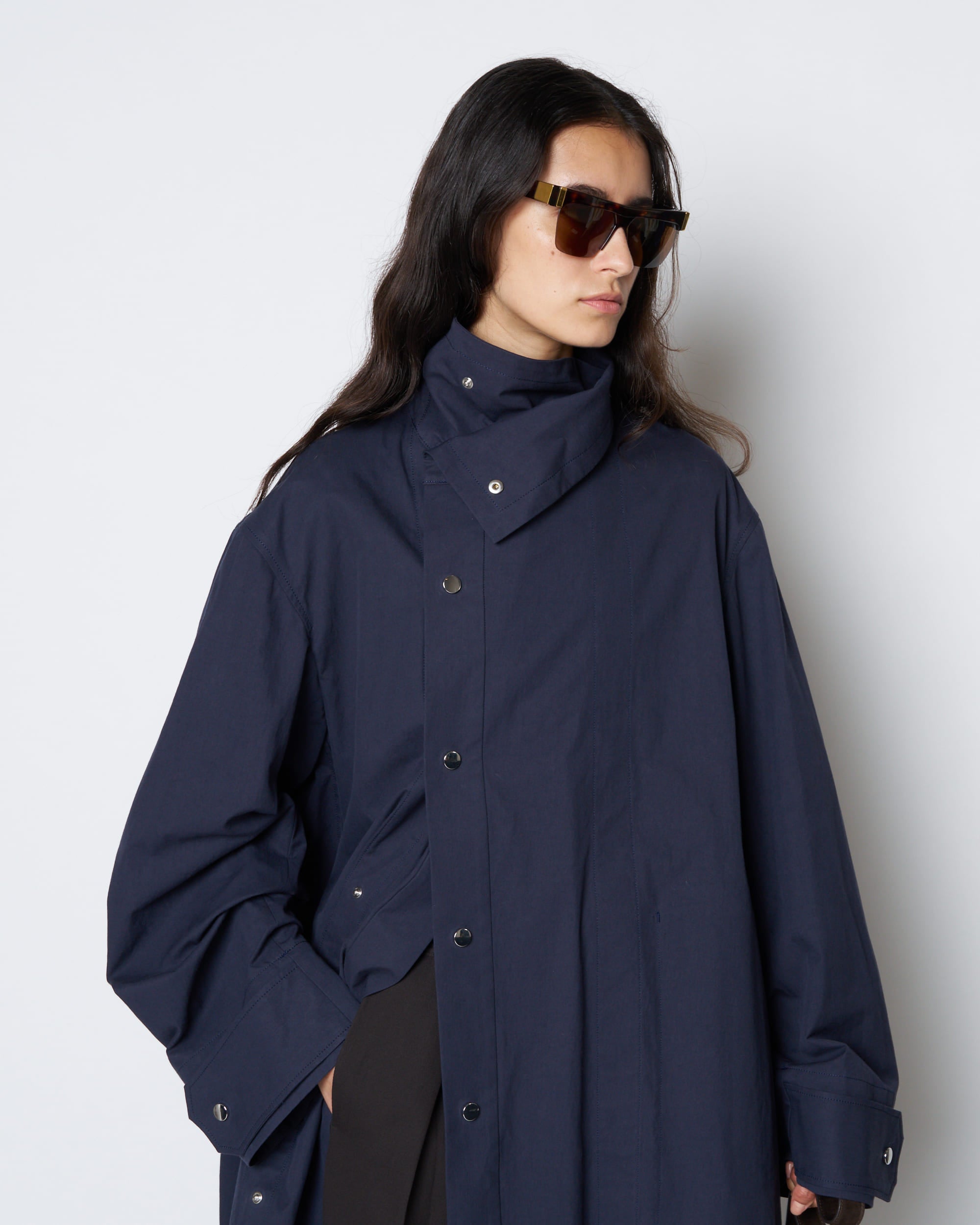 【PRE ORDER】PRIMAVERA - COTTON STAND COLLAR SPRING COAT