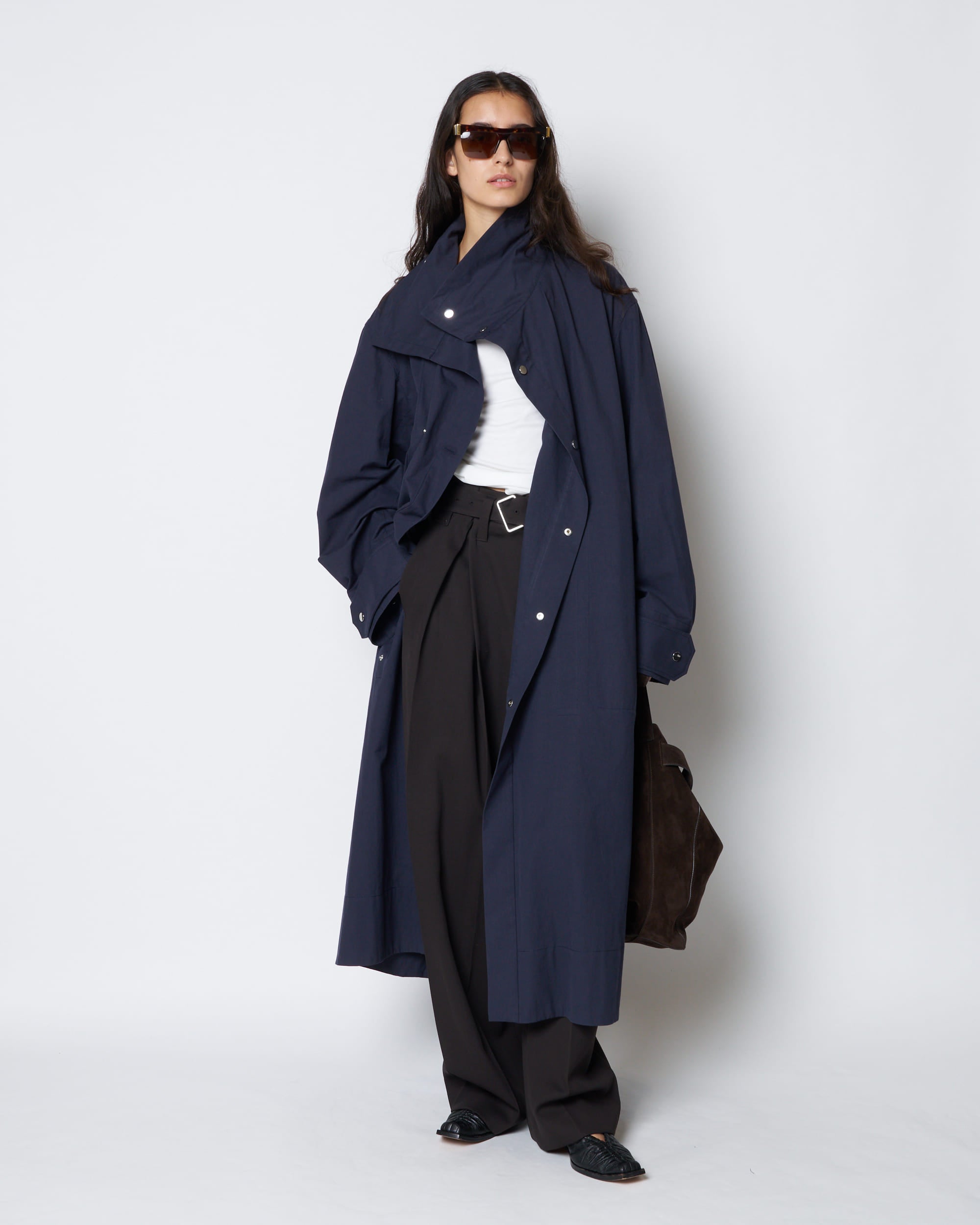 【PRE ORDER】PORTOFINO - SUEDE BELTED TOTE BAG
