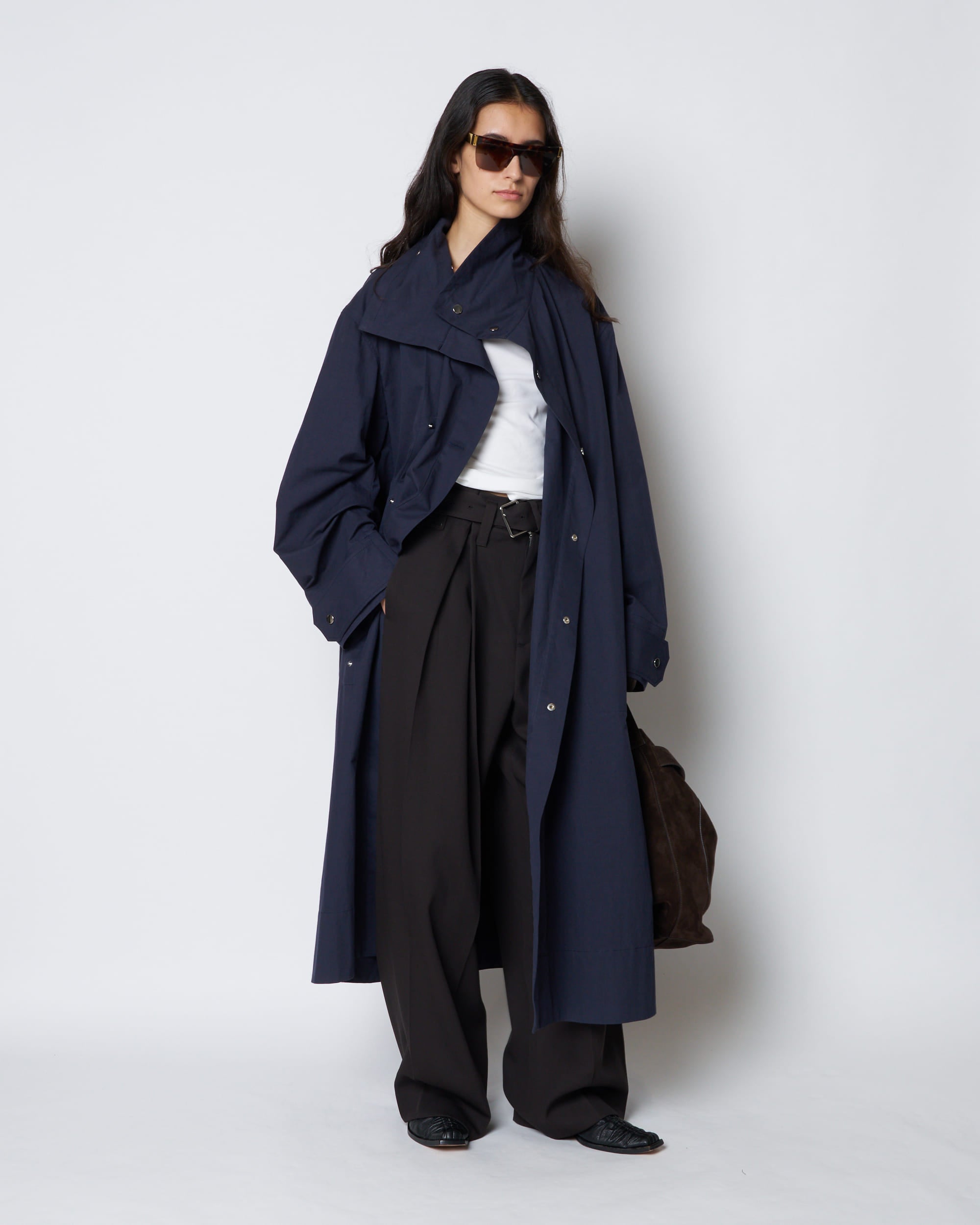 【PRE ORDER】PRIMAVERA - COTTON STAND COLLAR SPRING COAT