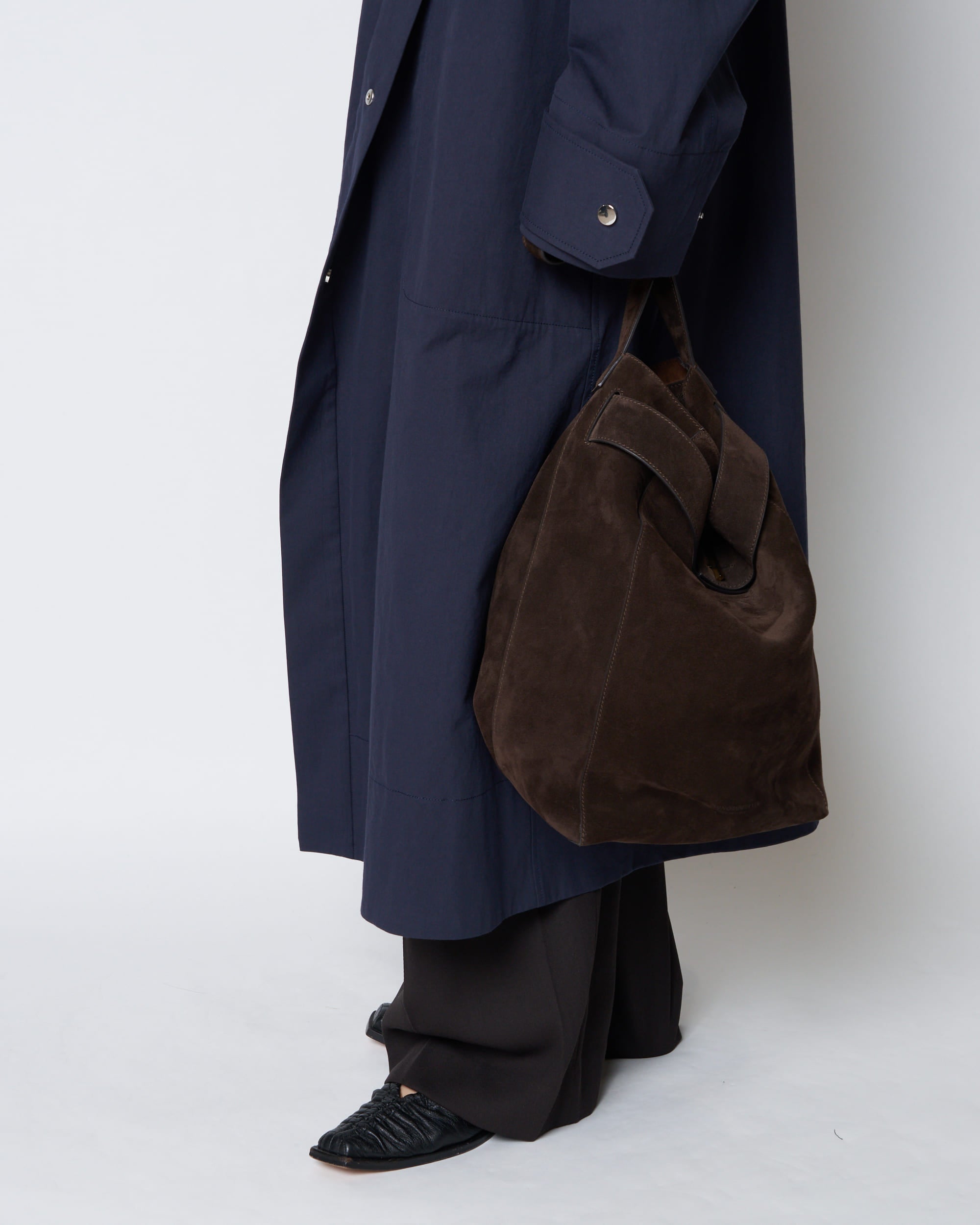 【PRE ORDER】PORTOFINO - SUEDE BELTED TOTE BAG