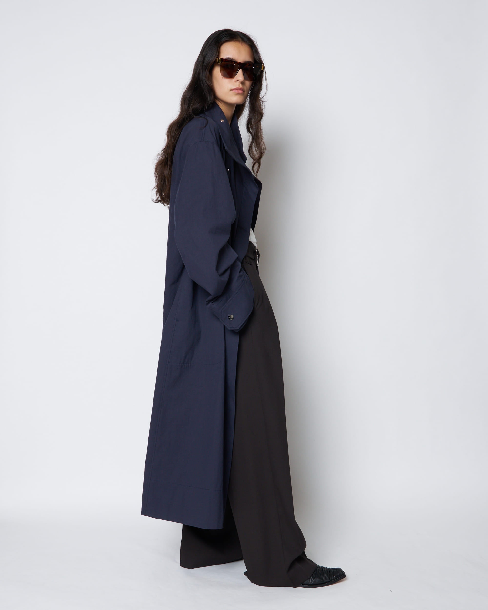 【PRE ORDER】PRIMAVERA - COTTON STAND COLLAR SPRING COAT