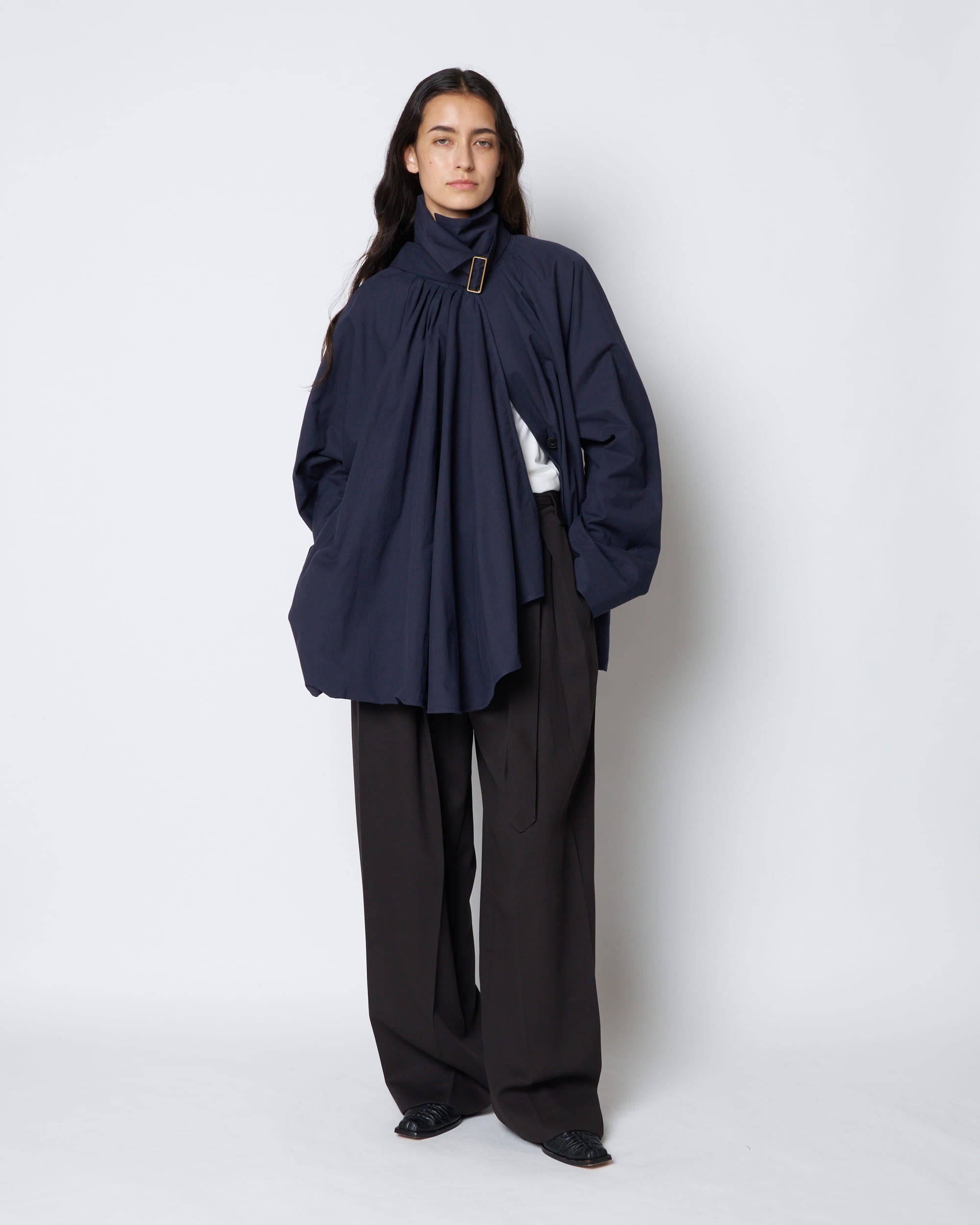 【PRE ORDER】PAVLA - FRONT GATHER BUCKLE JACKET