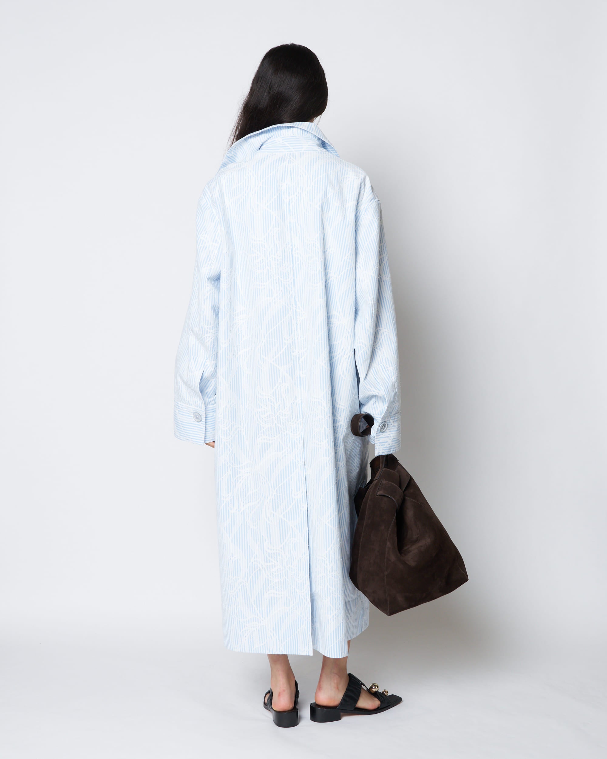 【PRE ORDER】PRIMAVERA - COTTON LACE STAND COLLAR SPRING COAT