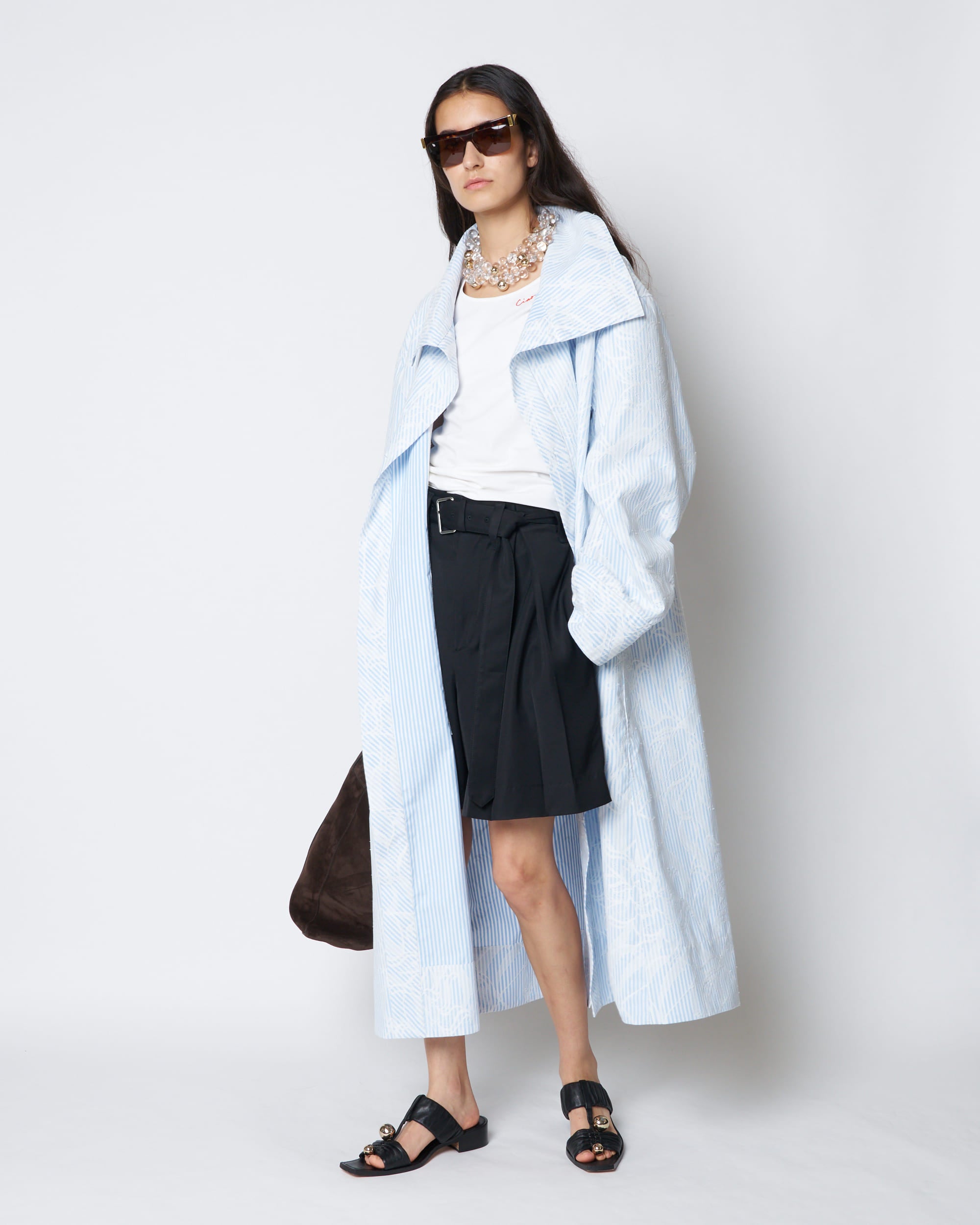 【PRE ORDER】PRIMAVERA - COTTON LACE STAND COLLAR SPRING COAT