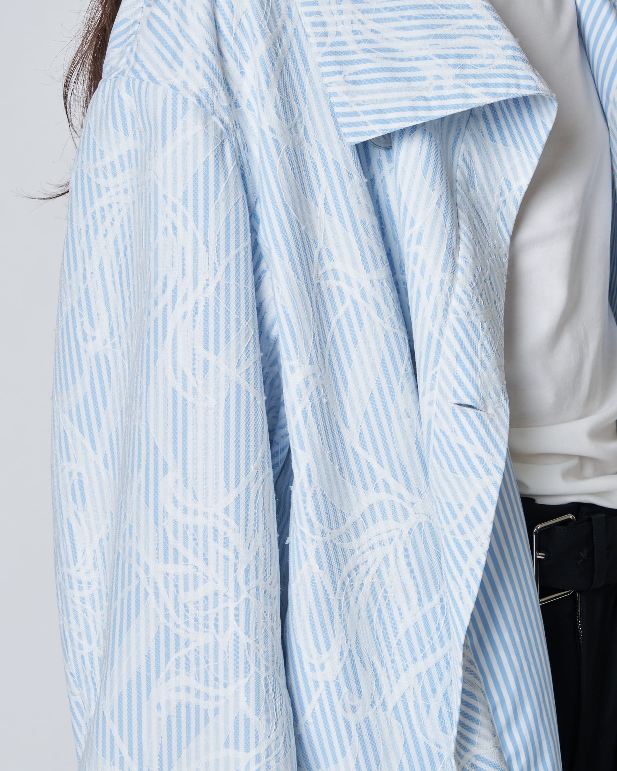 【PRE ORDER】PRIMAVERA - COTTON LACE STAND COLLAR SPRING COAT