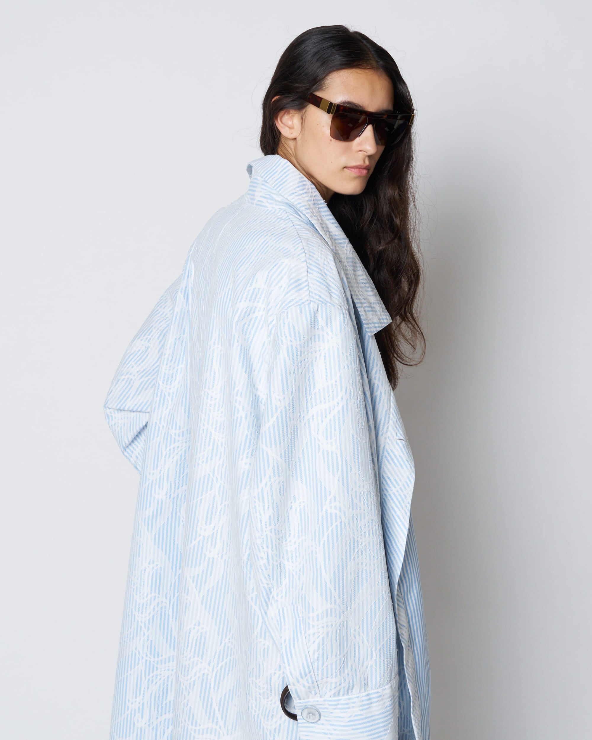 【PRE ORDER】PRIMAVERA - COTTON LACE STAND COLLAR SPRING COAT