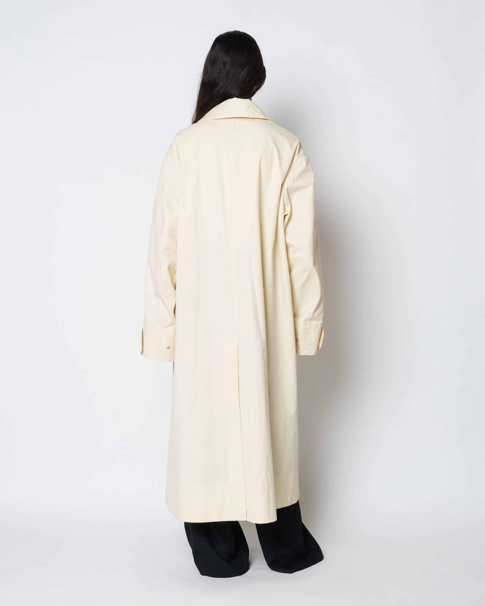 【PRE ORDER】PRIMAVERA - COTTON STAND COLLAR SPRING COAT