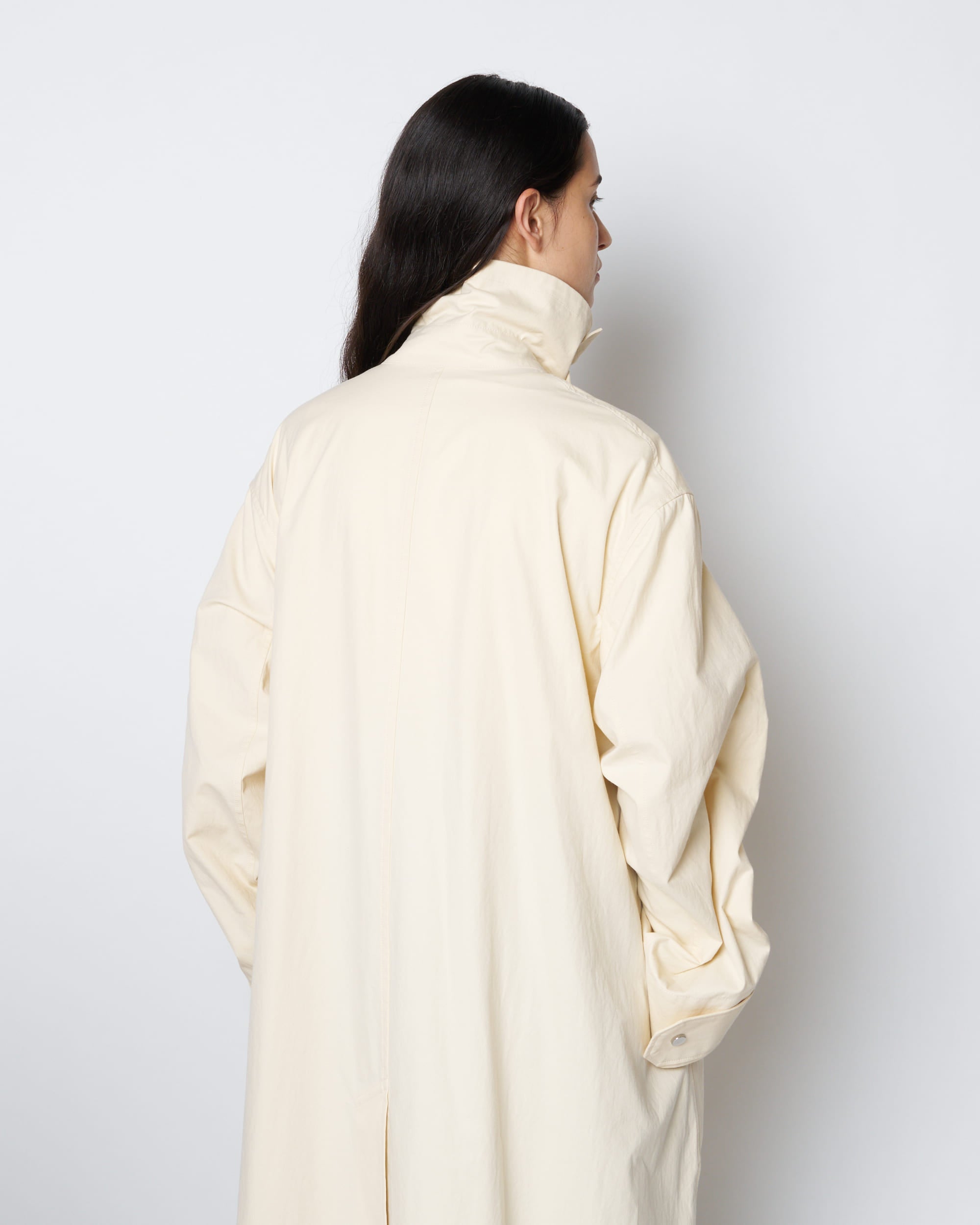 【PRE ORDER】PRIMAVERA - COTTON STAND COLLAR SPRING COAT