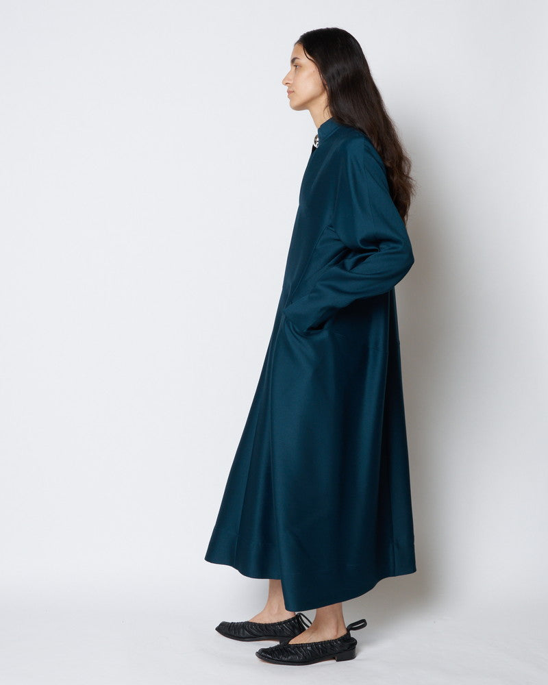 ELIANA - ROUND SHAPED SILK WOOL VOLUME DRESS