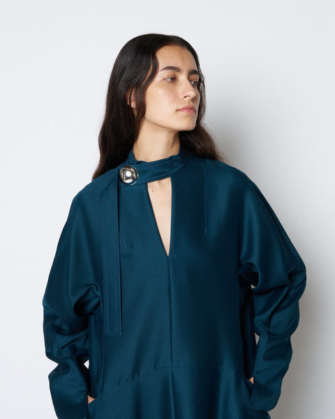 ELIANA - ROUND SHAPED SILK WOOL VOLUME DRESS