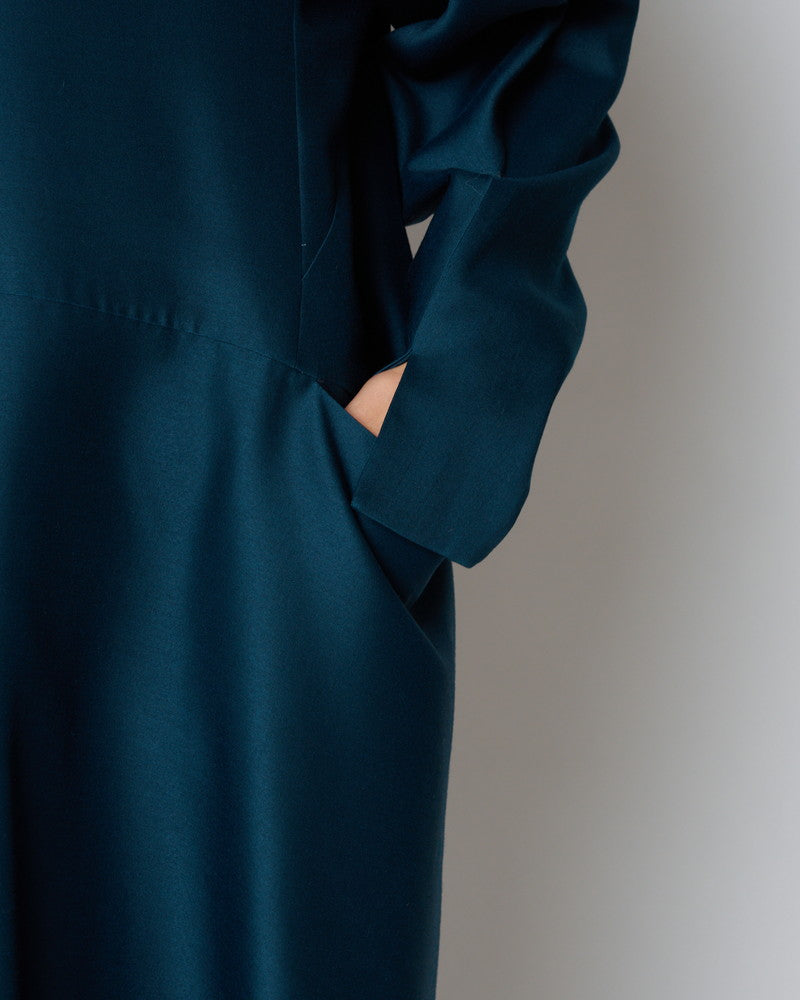 ELIANA - ROUND SHAPED SILK WOOL VOLUME DRESS