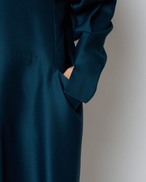 ELIANA - ROUND SHAPED SILK WOOL VOLUME DRESS