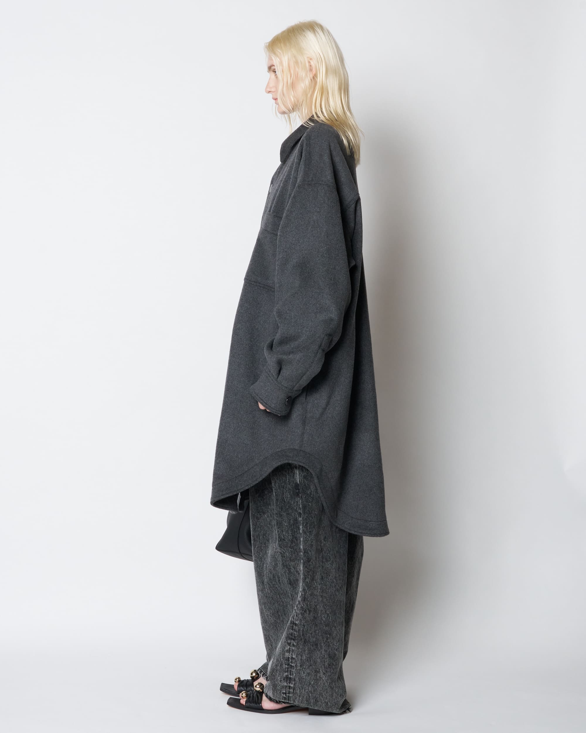 MARIA - WOOL OVERSIZE SHIRT JACKET
