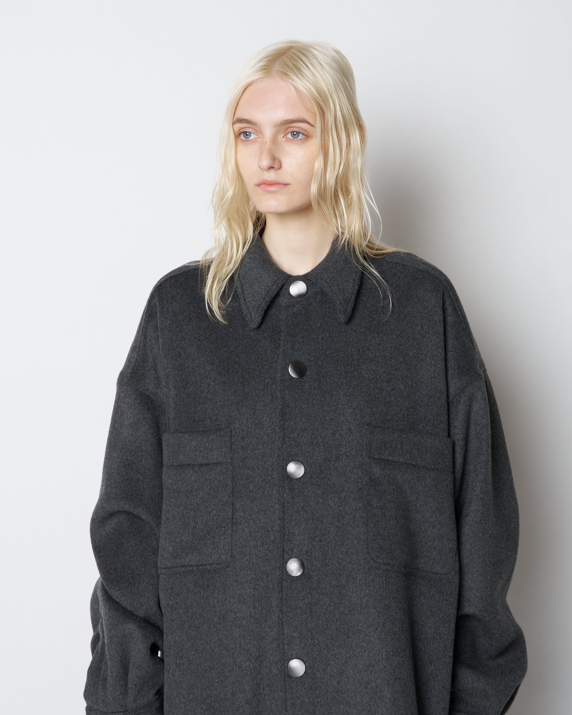 MARIA - WOOL OVERSIZE SHIRT JACKET