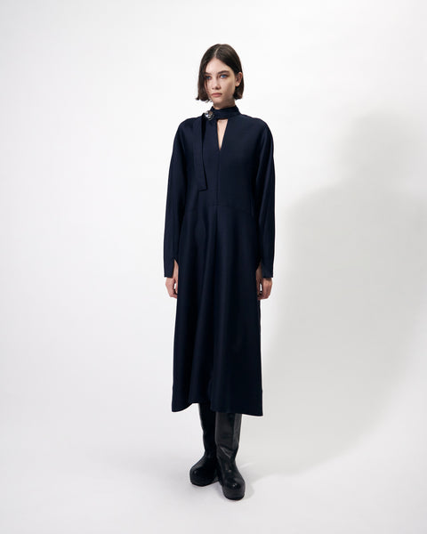 ELIANA - ROUND SHAPED SILK WOOL VOLUME DRESS