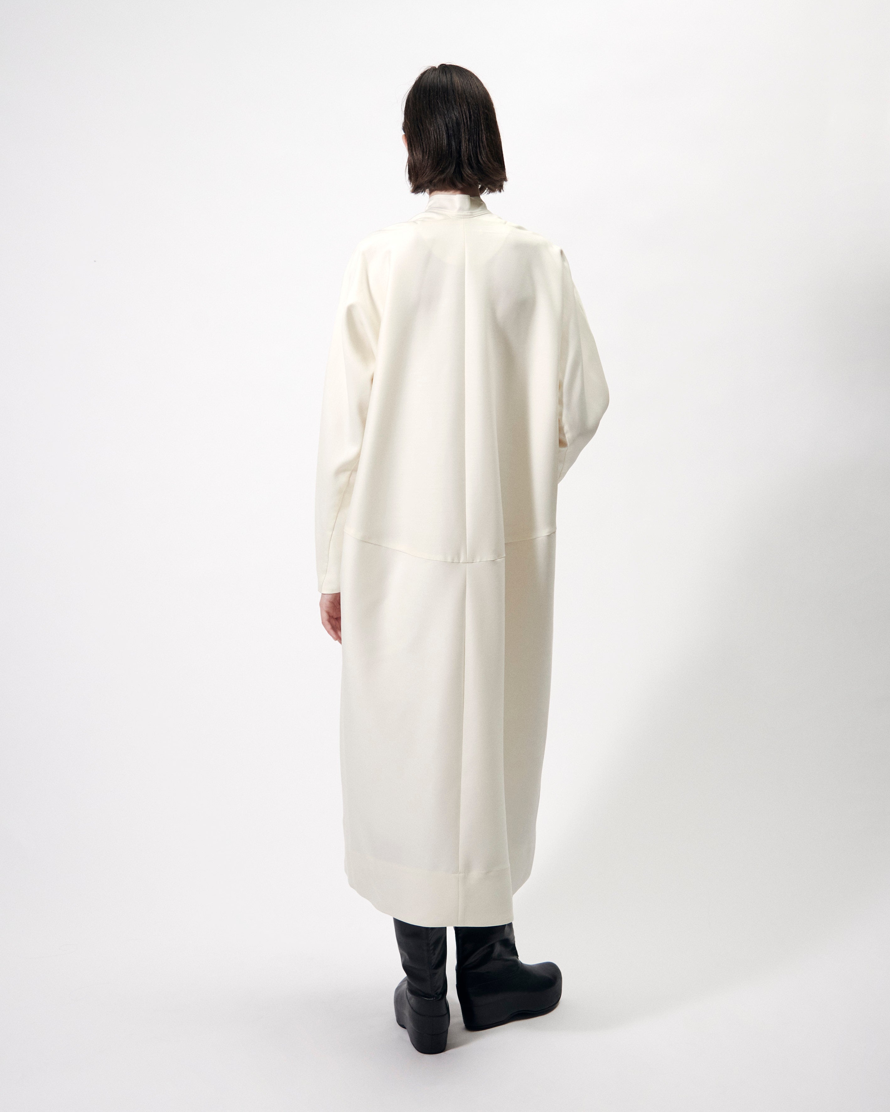 ELIANA - ROUND SHAPED SILK WOOL VOLUME DRESS
