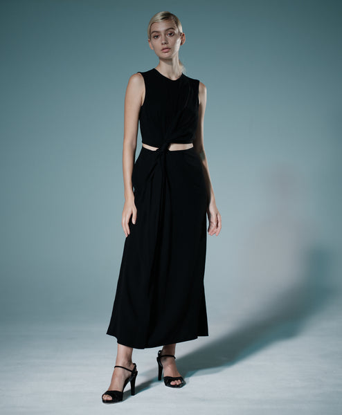 BRIDGETT - TWISTED WEIST DRESS