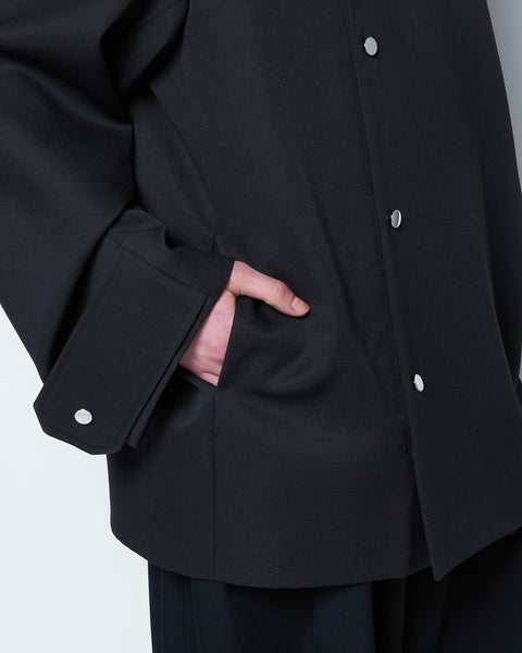 【PRE ORDER】ONDREA - STAND COLLAR WOOL JACKET