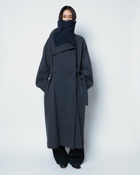 【PRE ORDER】ORELIA - DOUBLE LAYERED VIRGIN WOOL COAT