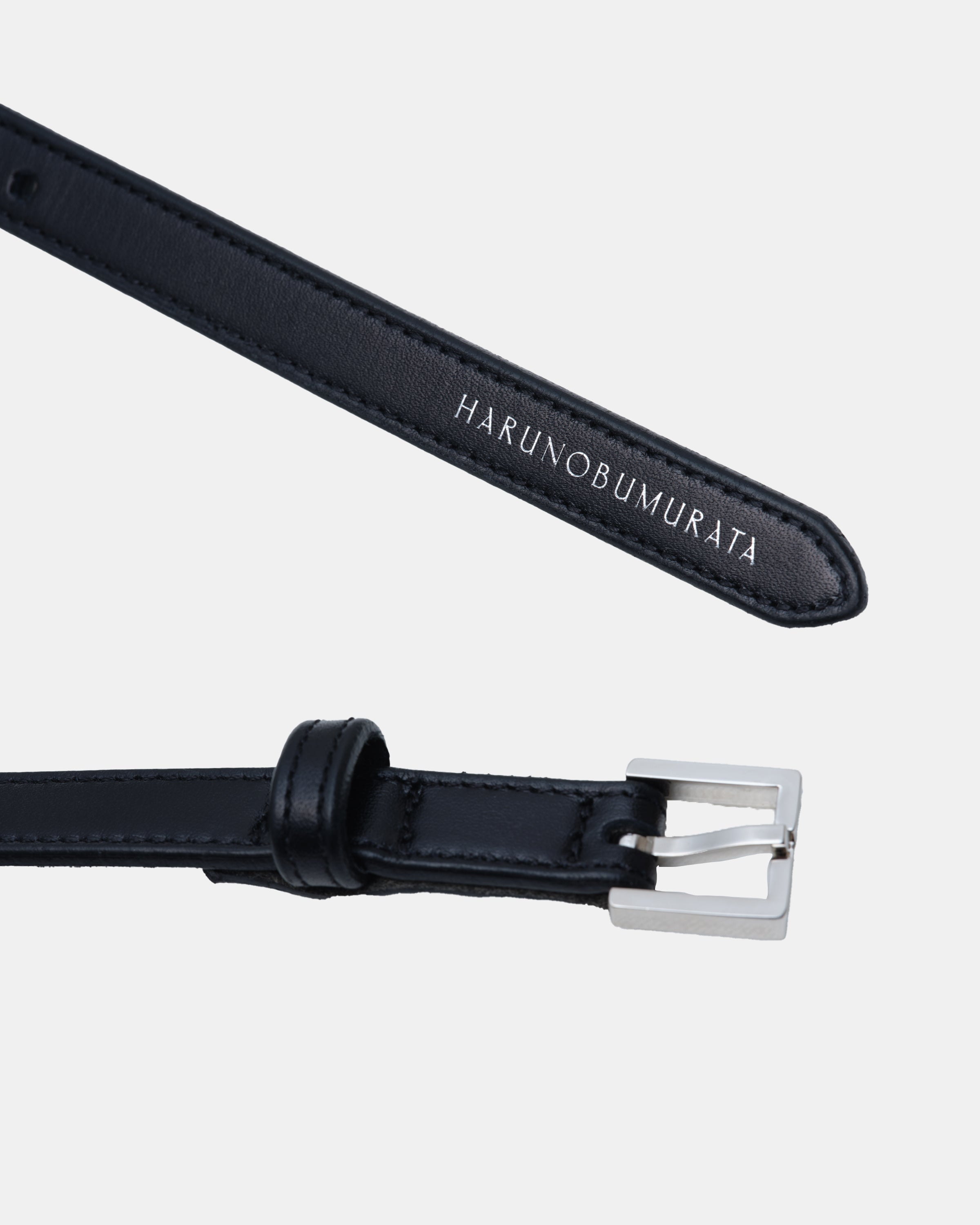 ESSENTIAL BELT - SQUARE BUCKLE LEATHER BELT