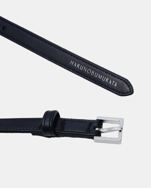 ESSENTIAL BELT - SQUARE BUCKLE LEATHER BELT