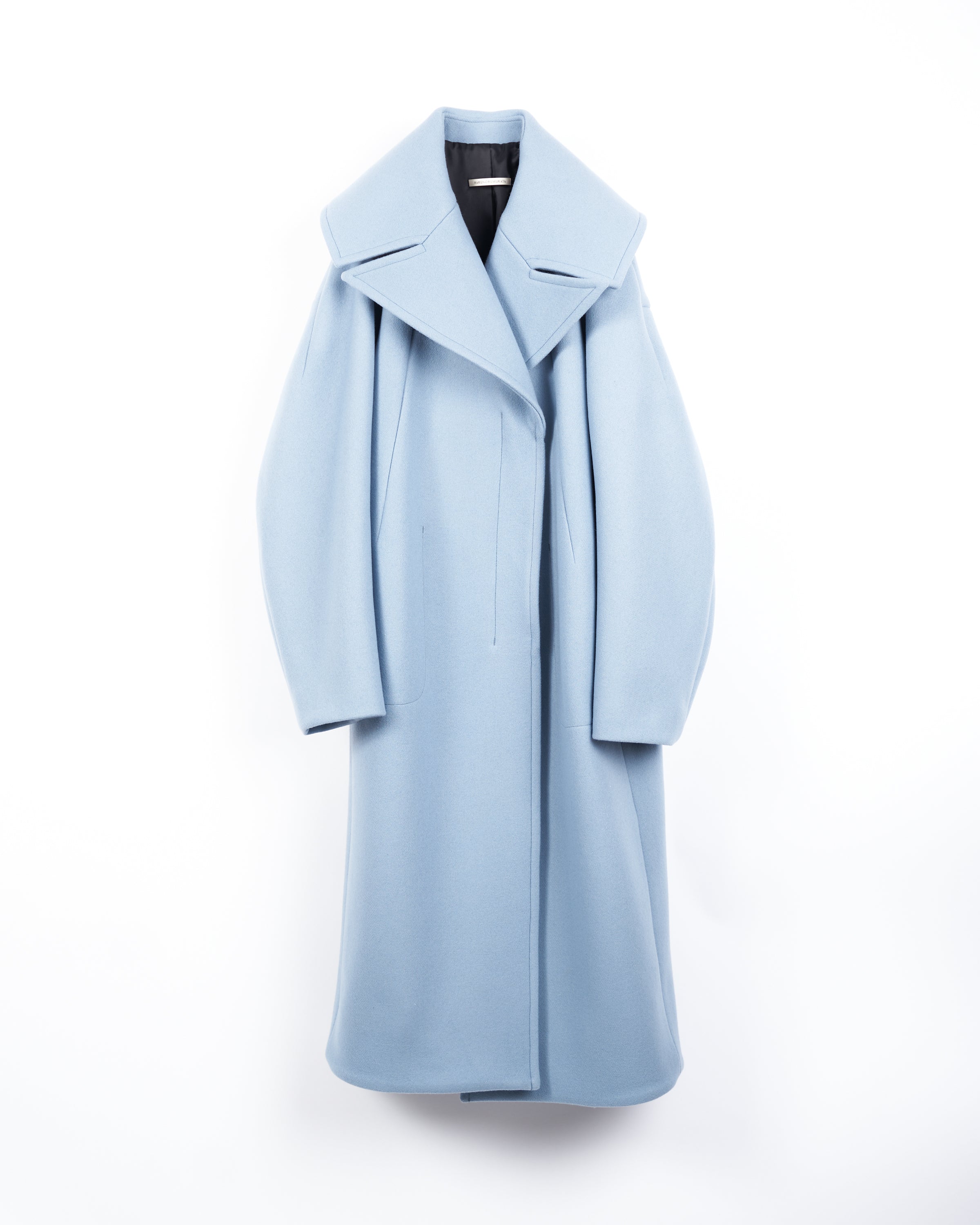 ILYSSA - ROUND SHAPED HEAVY MELTON  COAT