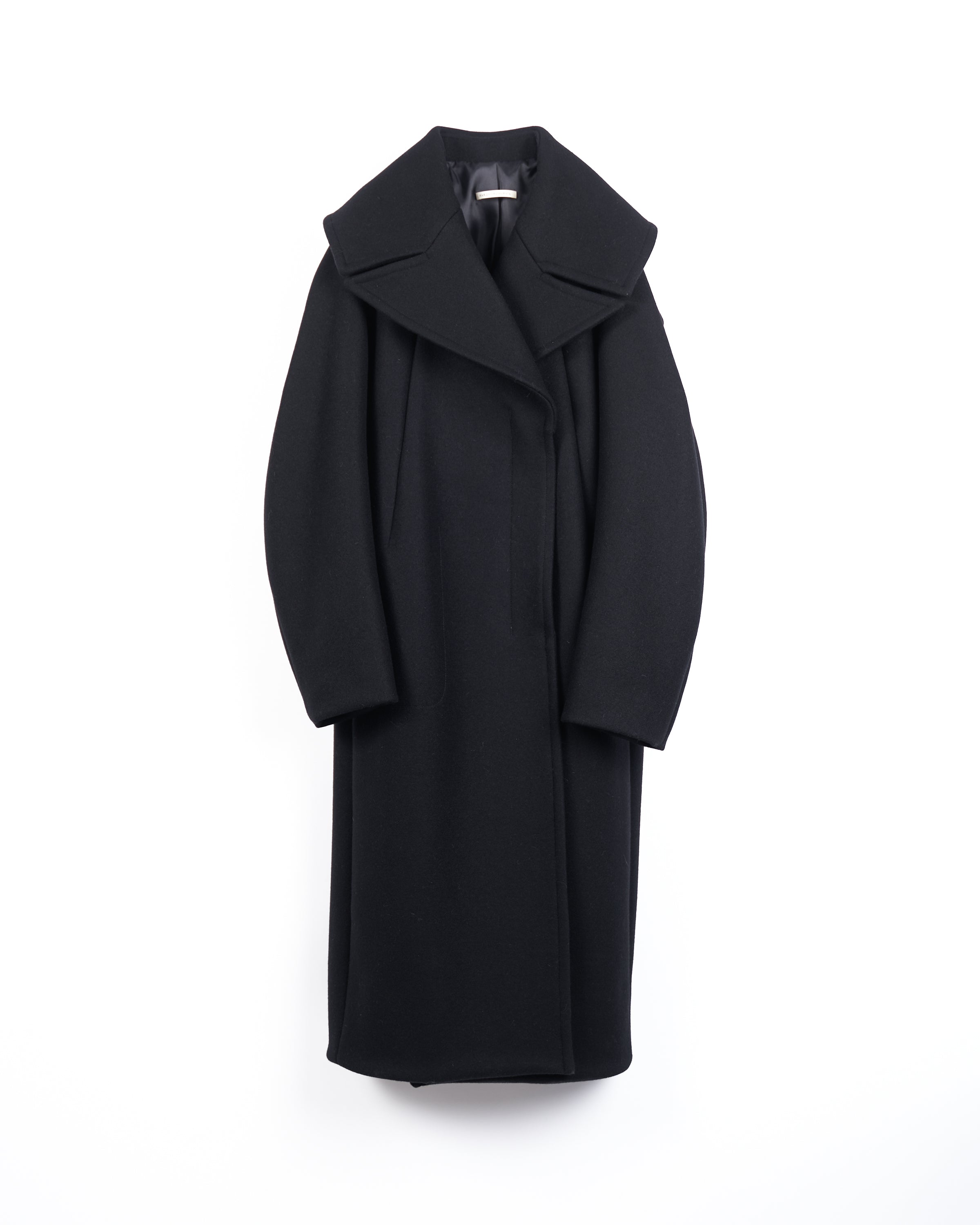 ILYSSA - ROUND SHAPED HEAVY MELTON  COAT