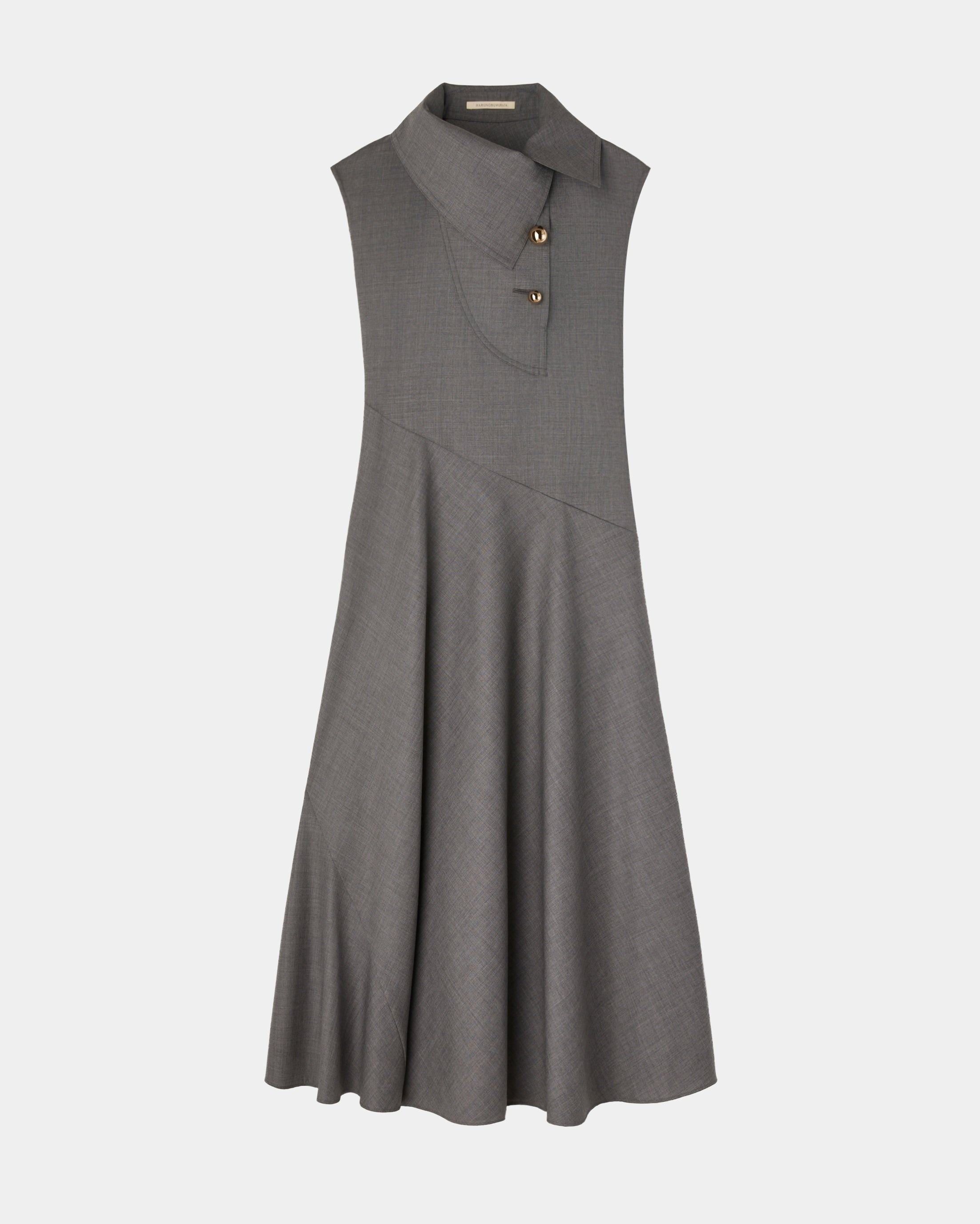 【COMING SOON】OTHILIA - WOOL DRESS WITH BUTTONS