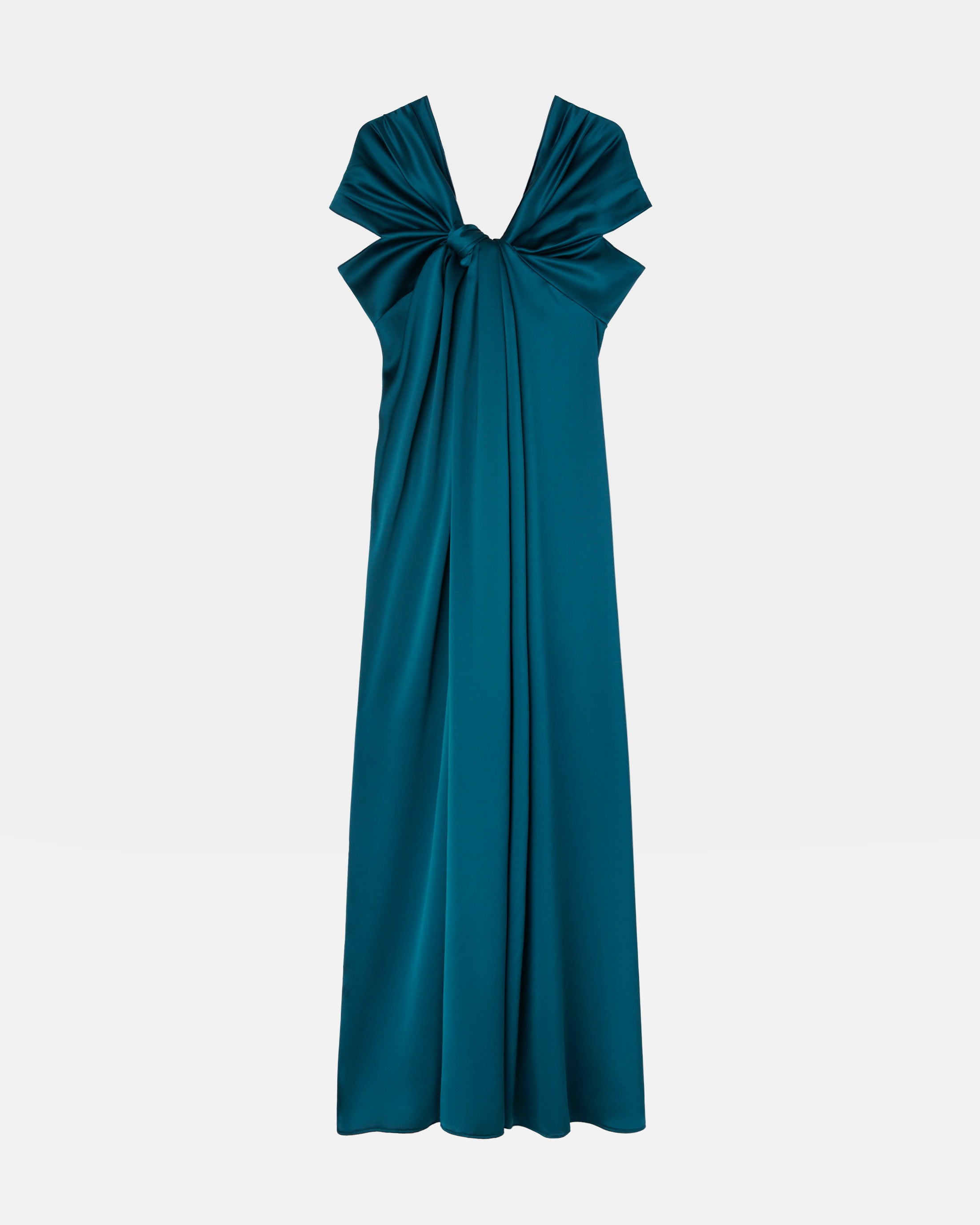 OPUS - DRAPED SATIN DRESS