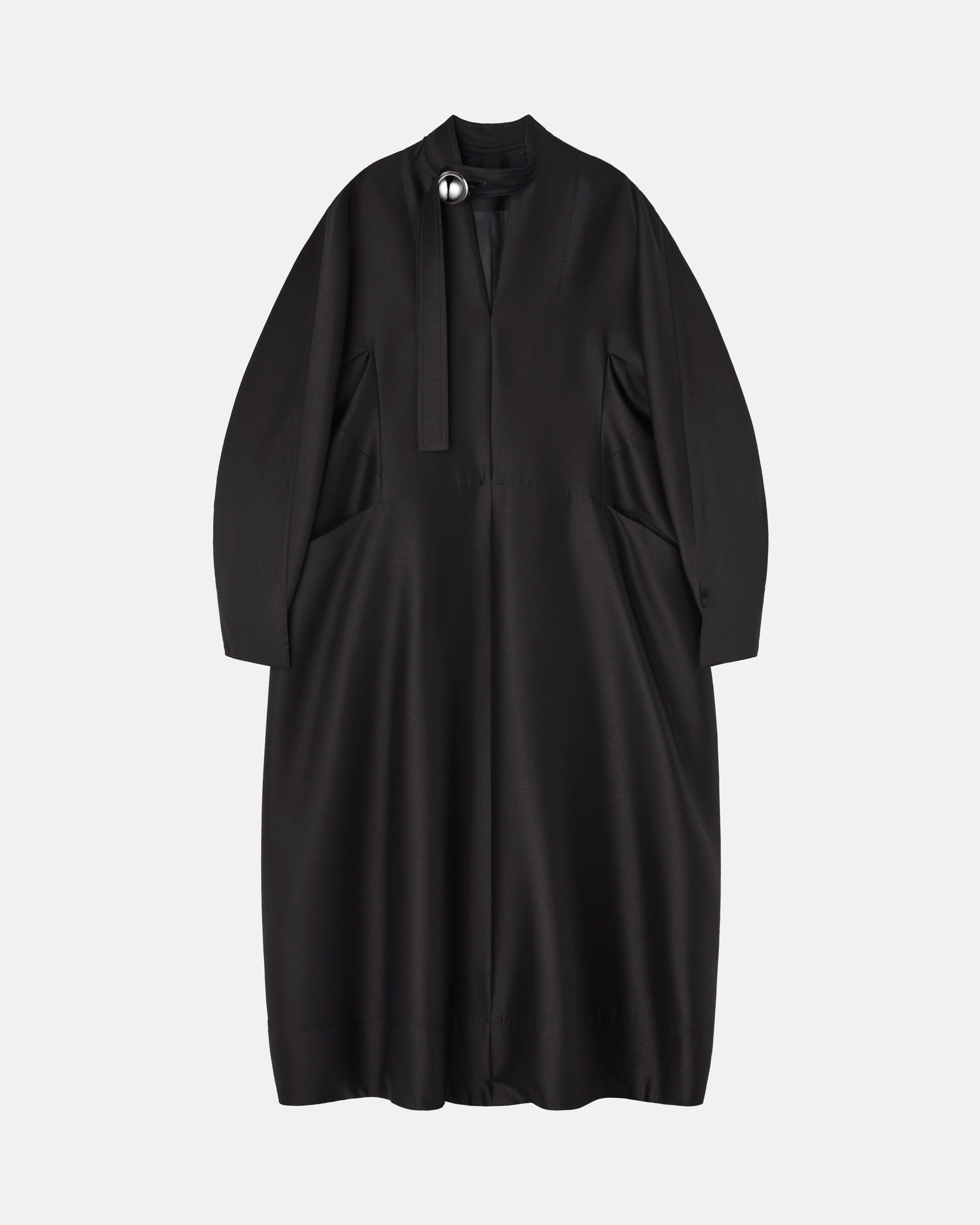 【COMING SOON】ELIANA - ROUND SHAPED SILK WOOL VOLUME DRESS