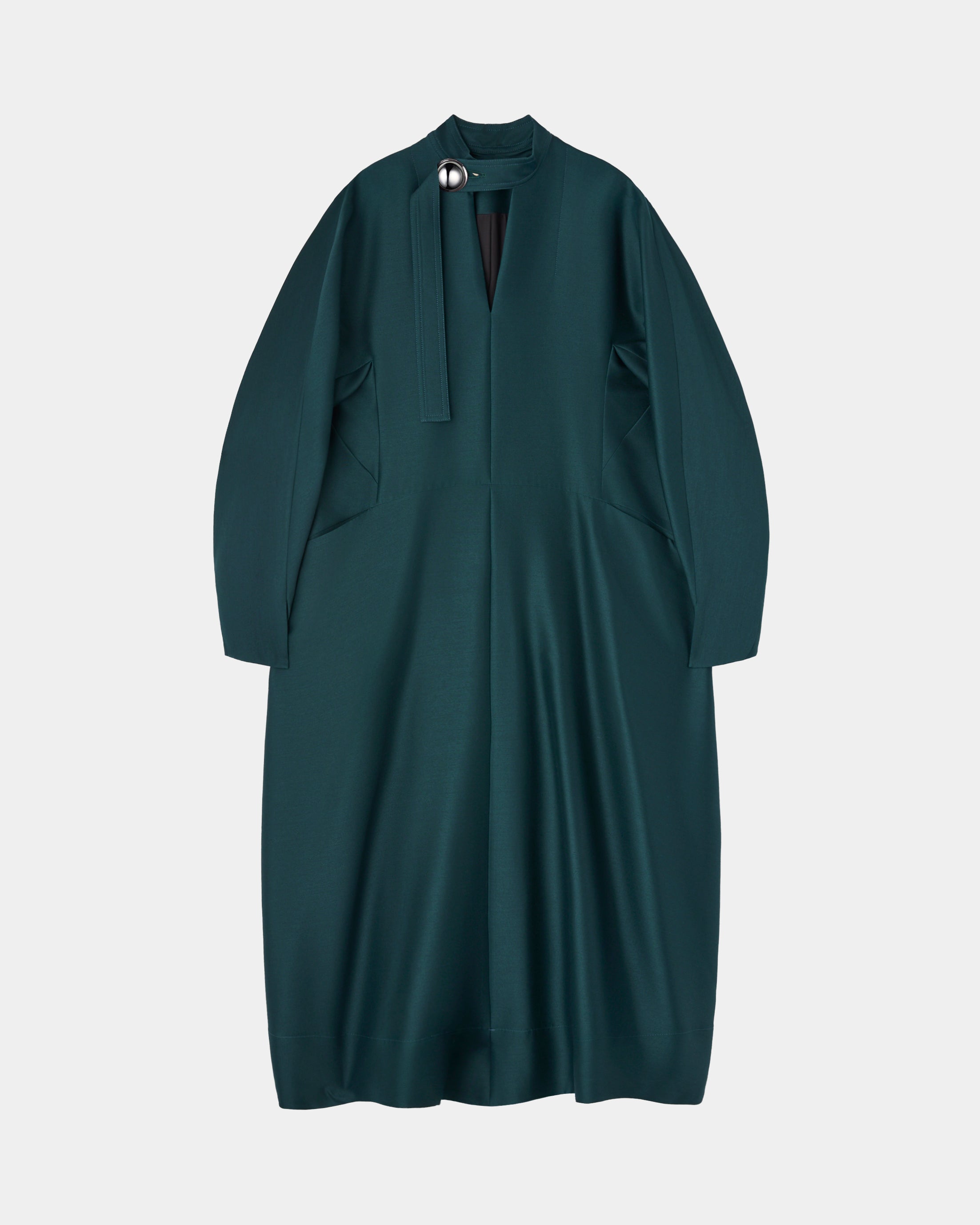 【COMING SOON】ELIANA - ROUND SHAPED SILK WOOL VOLUME DRESS