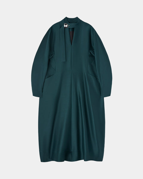 ELIANA - ROUND SHAPED SILK WOOL VOLUME DRESS