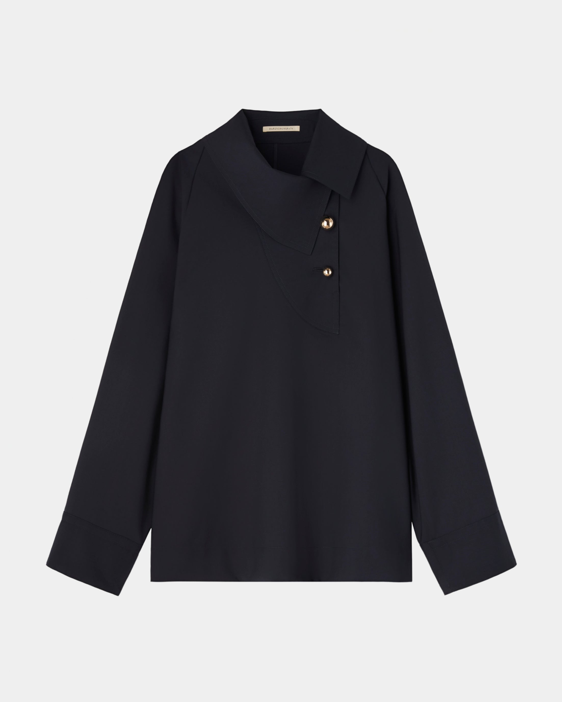 【COMING SOON】OVELIA - 2WAY WOOL BLOUSE WITH BUTTONS