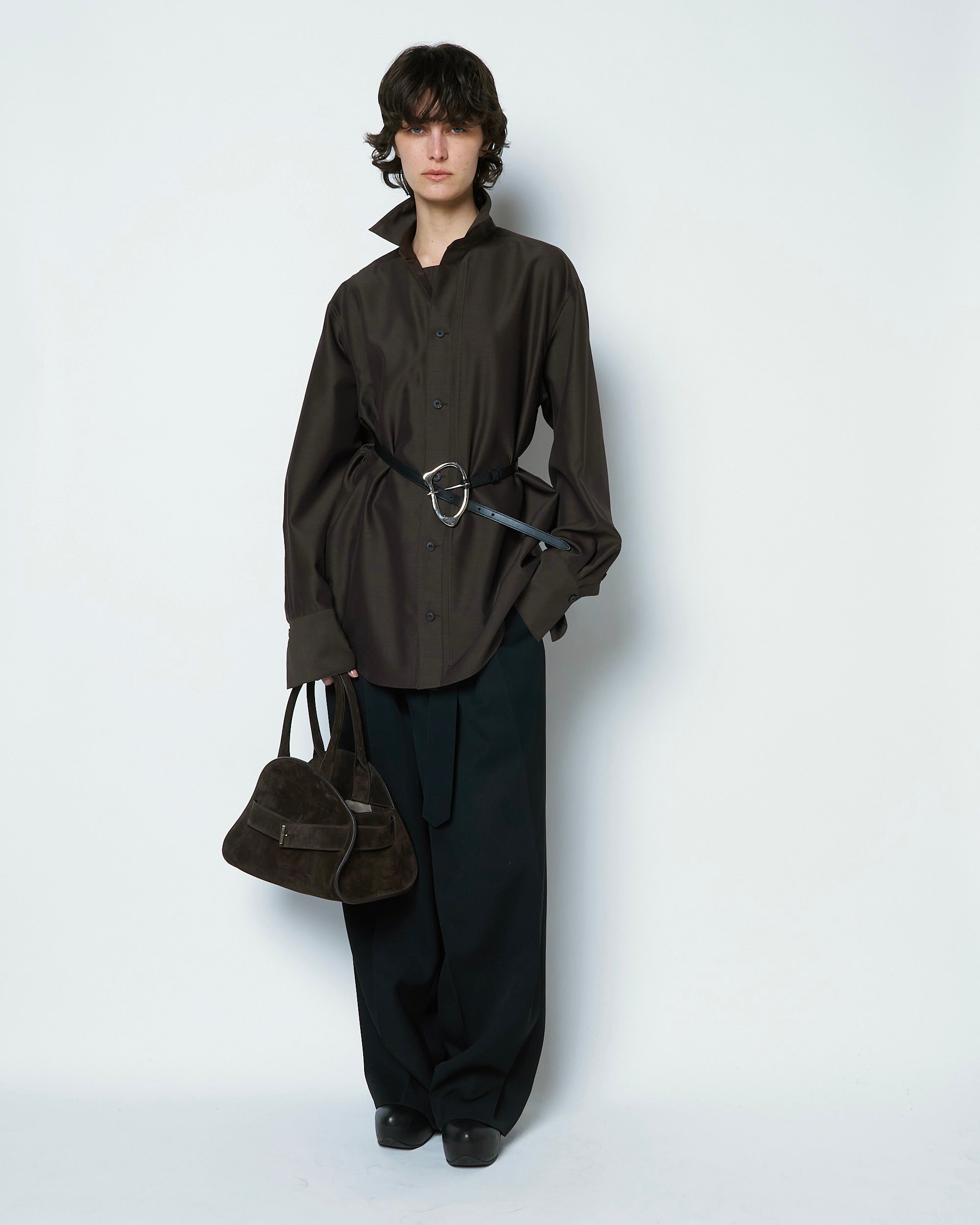 【COMING SOON】PIADINA - SUEDE BELTED SMALL BOSTON