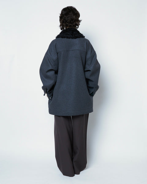 【PRE ORDER】ORSAY - FUR COLLAR VIRGIN WOOL JACKET