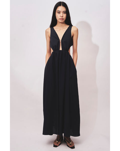HAZEL - OPEN BACK GATHERED DRESS