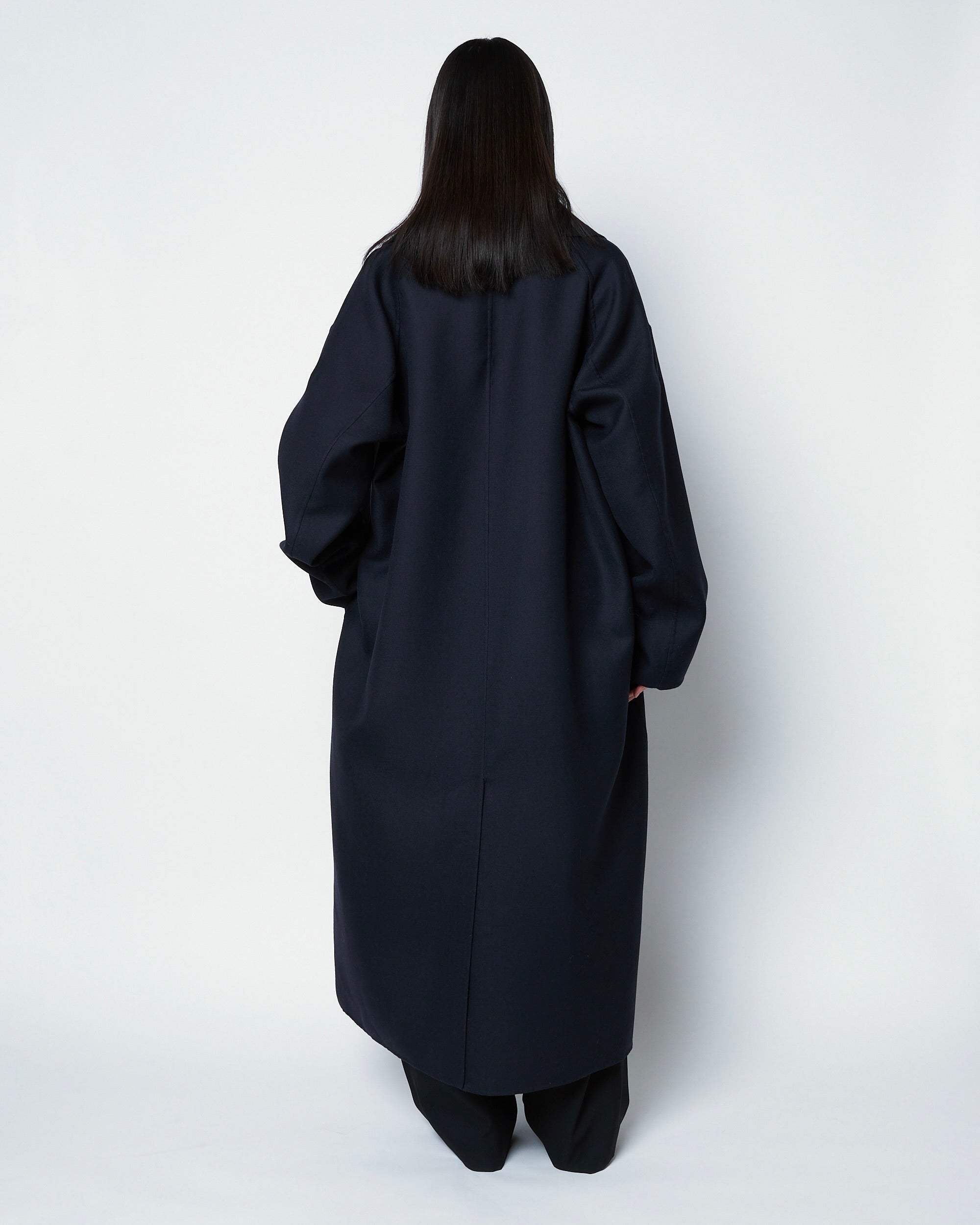 OLIVET - DOUBLE FACE MINIMAL WOOL COAT