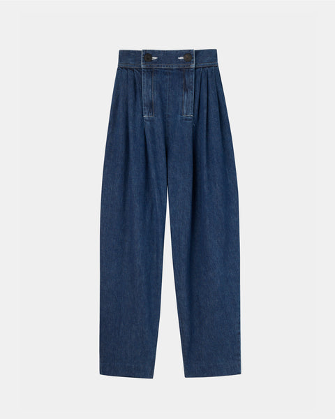 【PRE ORDER】NIRVANA - DENIM TUCK PANTS