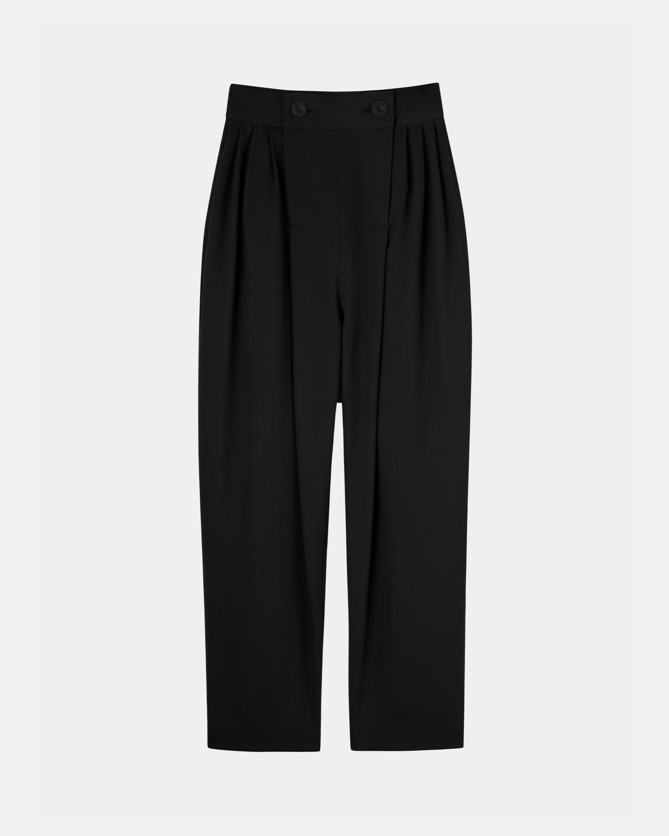 【PRE ORDER】NIRVANA -WOOL TUCK PANTS