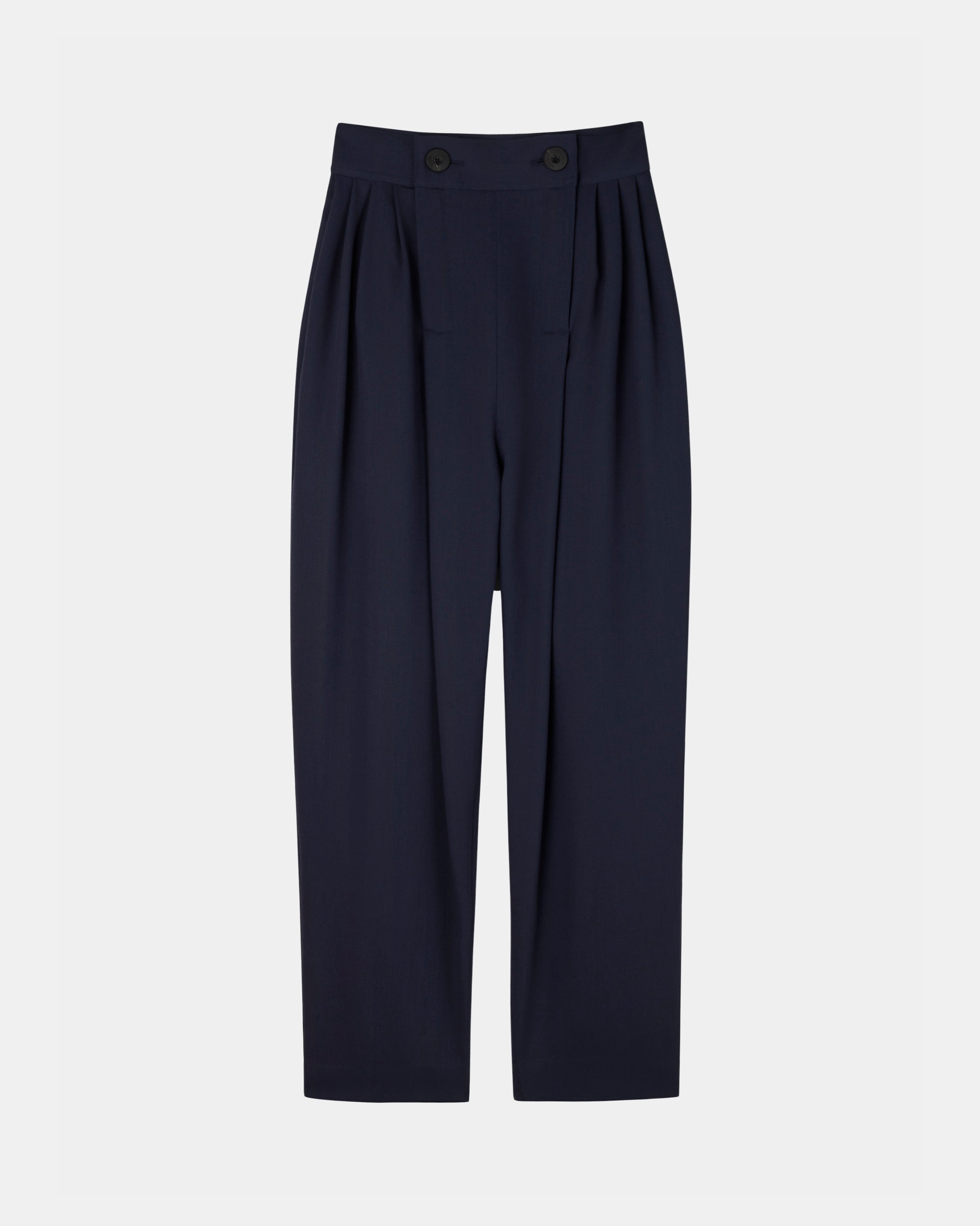【PRE ORDER】NIRVANA -WOOL TUCK PANTS