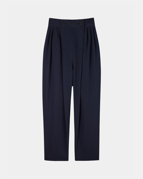 【PRE ORDER】NIRVANA -WOOL TUCK PANTS
