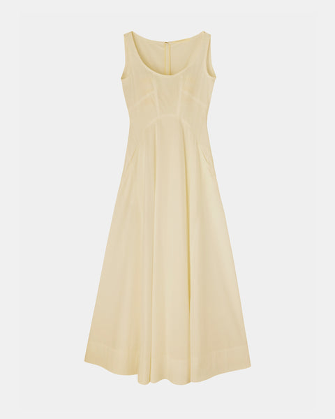 【PRE ORDER】NALEEN - ROUND NECK VISCOSE DRESS