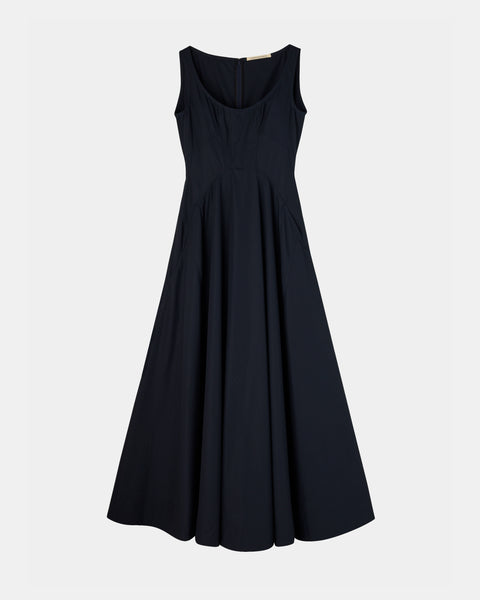 【PRE ORDER】NALEEN - ROUND NECK COTTON DRESS