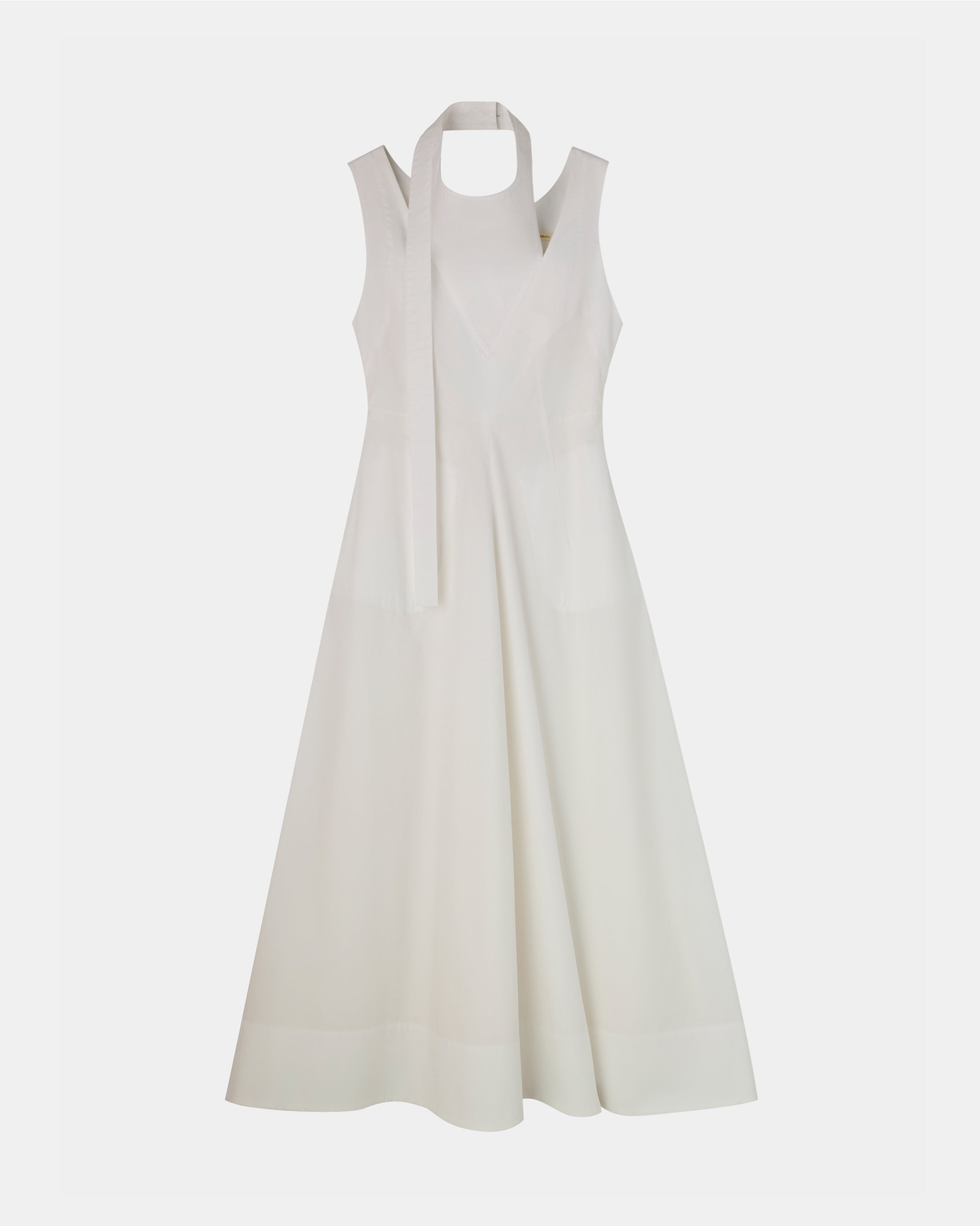 【PRE ORDER】NOLIS - SCARF DETAIL FLARED DRESS