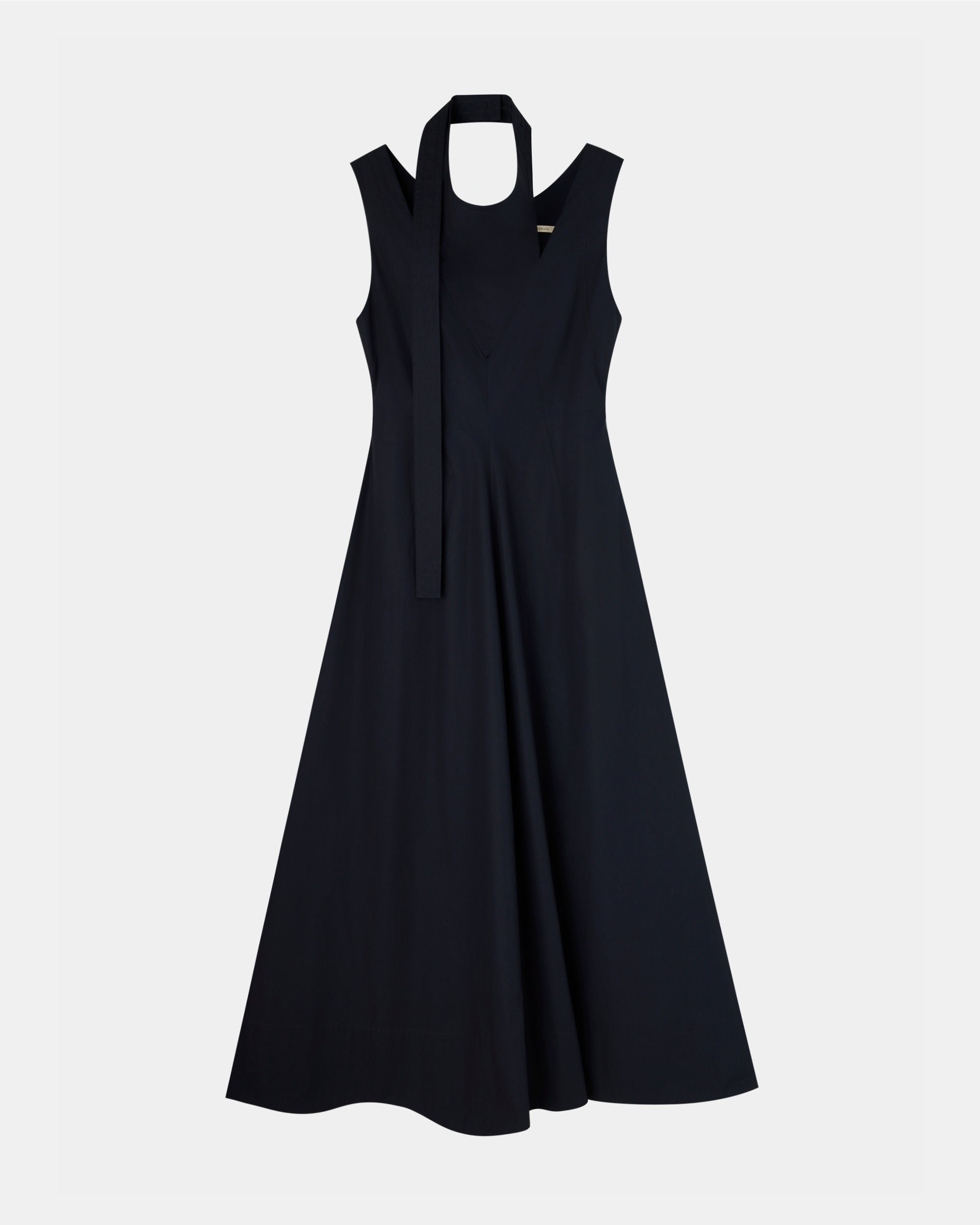 【PRE ORDER】NOLIS - SCARF DETAIL FLARED DRESS