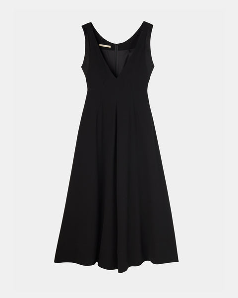 【PRE ORDER】NICOLE - V-NECK FLARED DRESS
