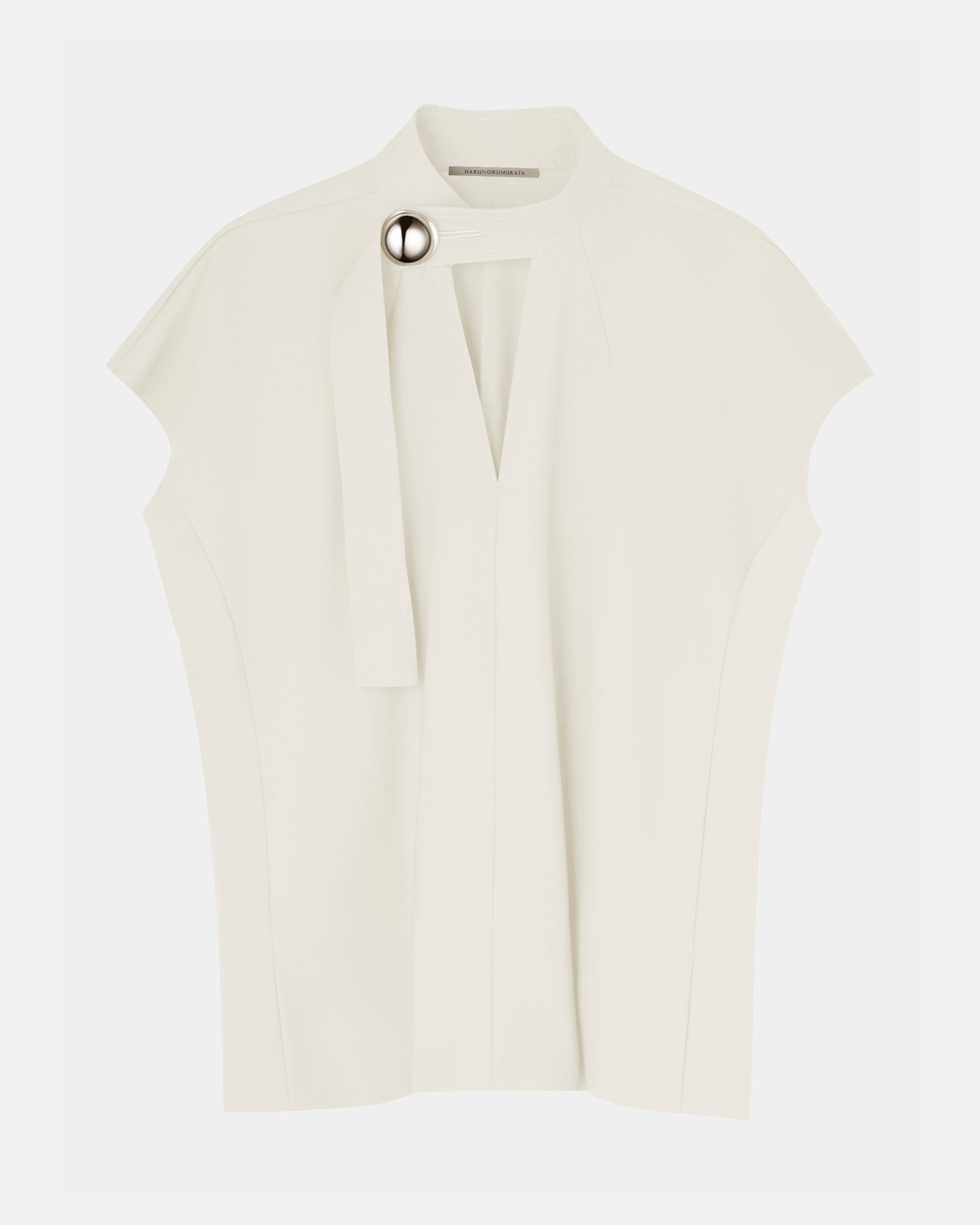 HEPBURN SL - WOOL SLEEVELESS BUTTON TOP