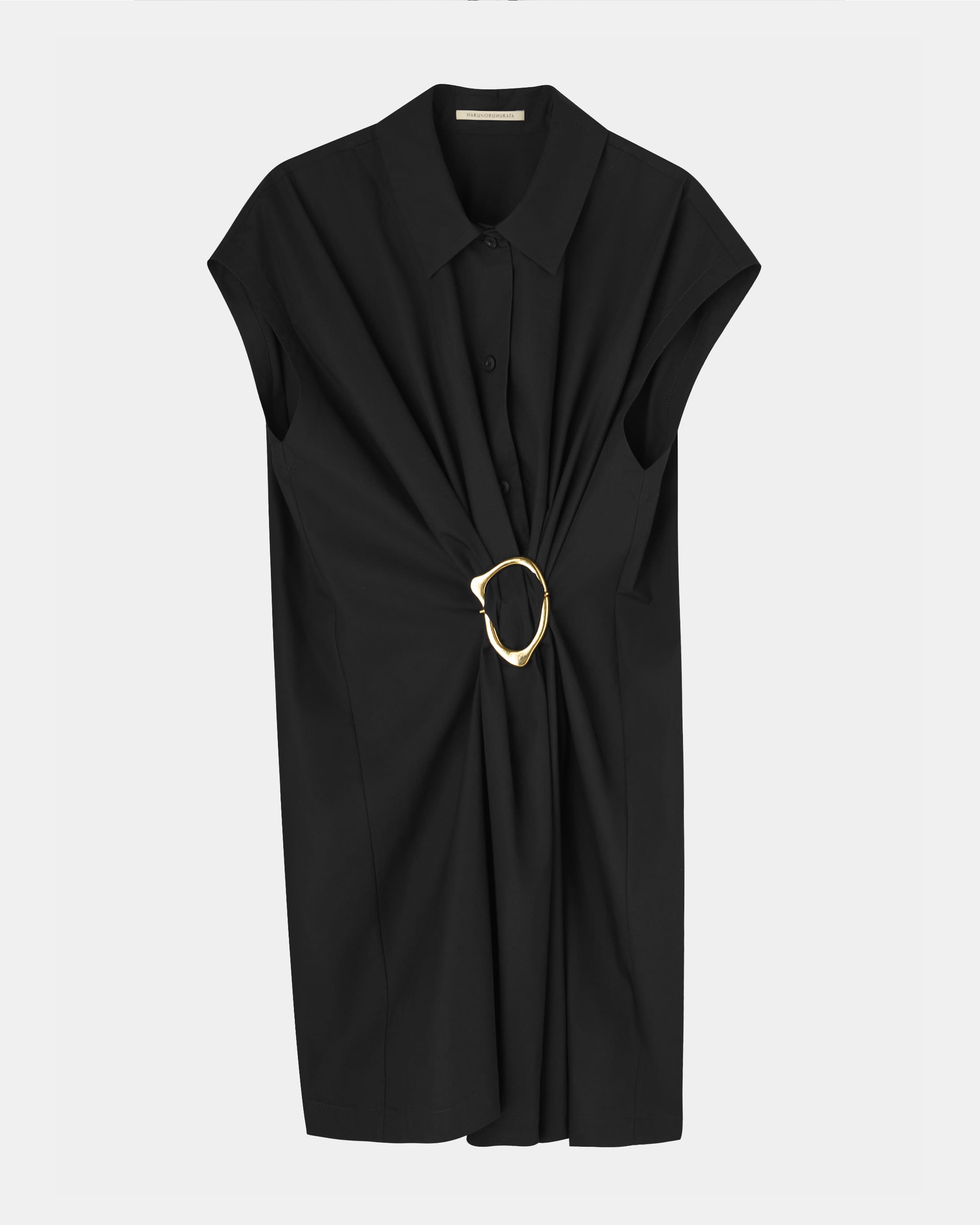 NOA - WOOL GATHERED TOP WITH BUCKLE